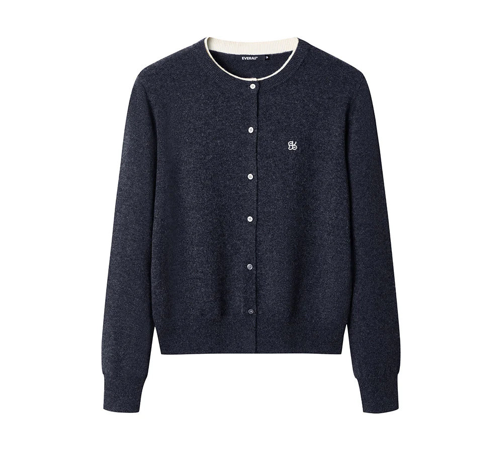 100% Wool Cardigan Knit Velly - Image 14