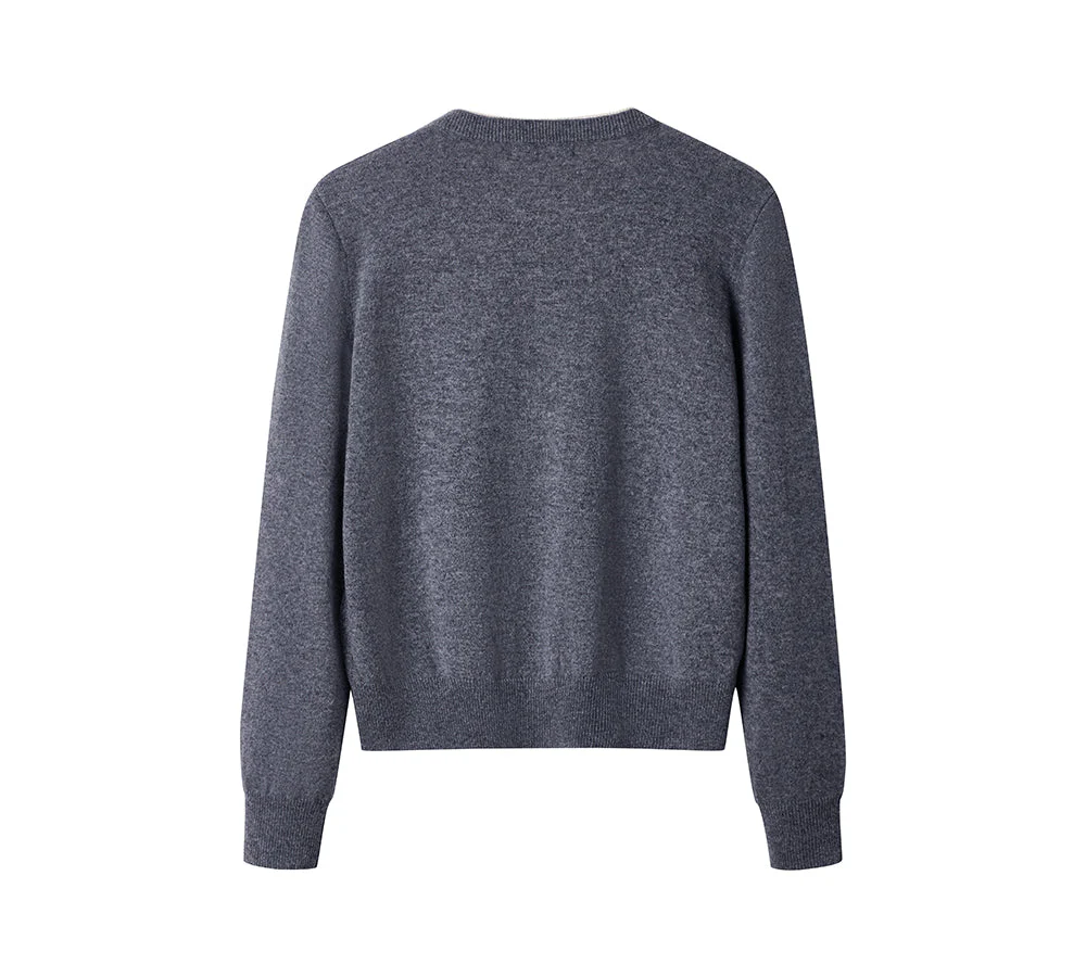 100% Wool Cardigan Knit Velly - Image 3