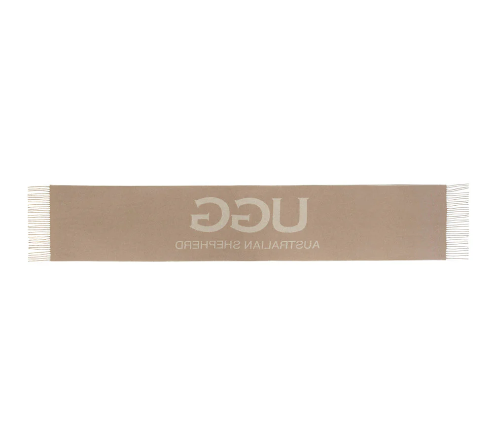 100% Wool Plain Scarf Oatumn - Image 7