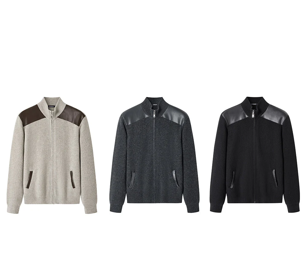 100% Wool Zip Jacket Canver