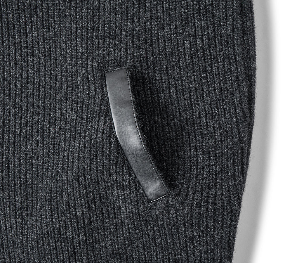 100% Wool Zip Jacket Canver - Image 12