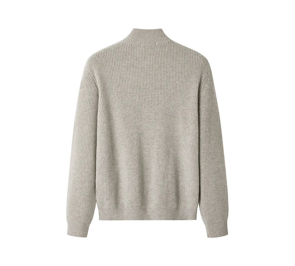 100% Wool Zip Jacket Canver - Image 3