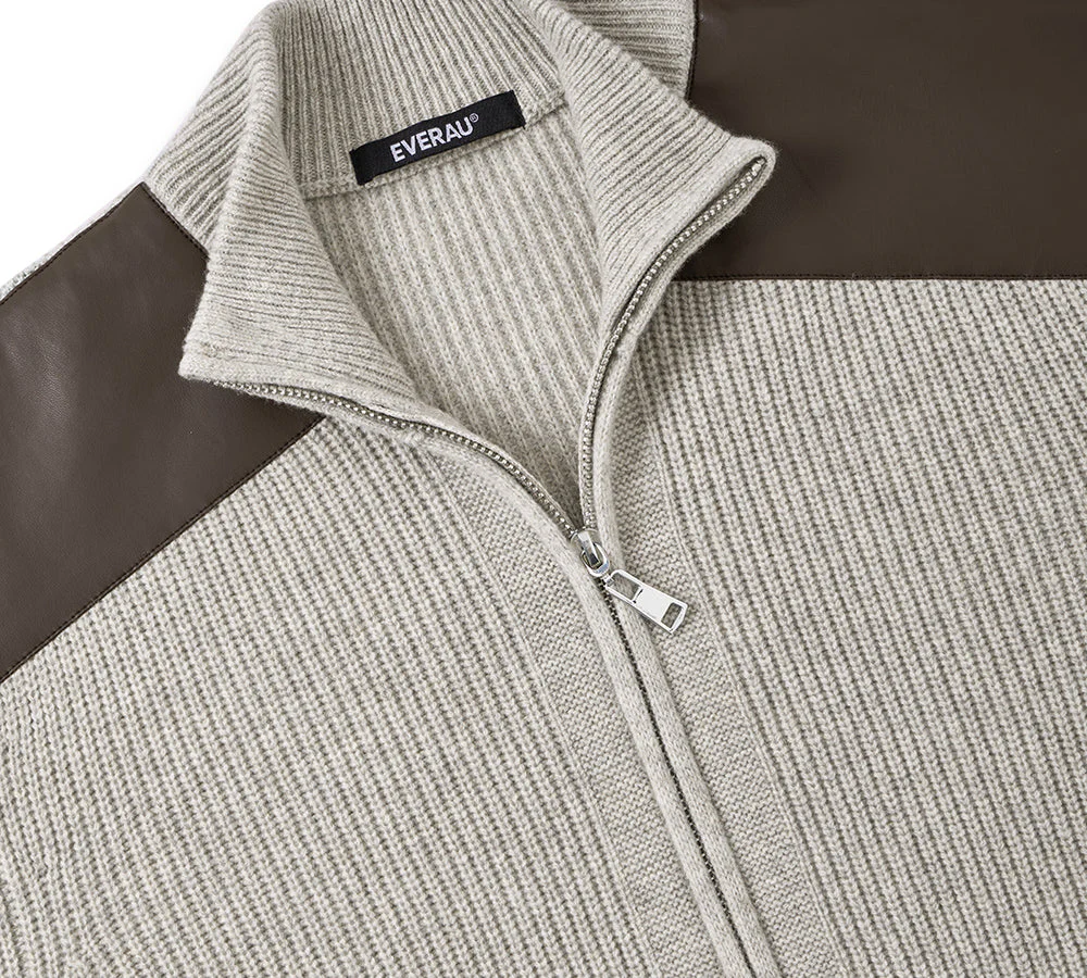 100% Wool Zip Jacket Canver - Image 4