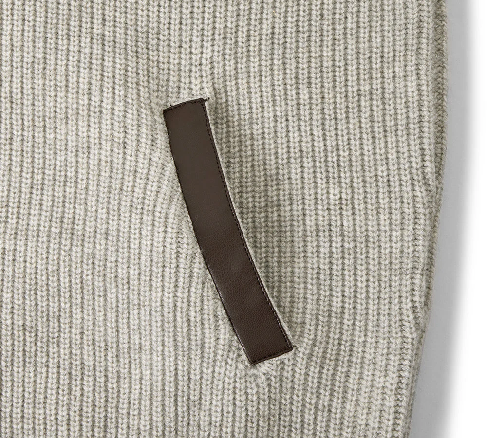 100% Wool Zip Jacket Canver - Image 6