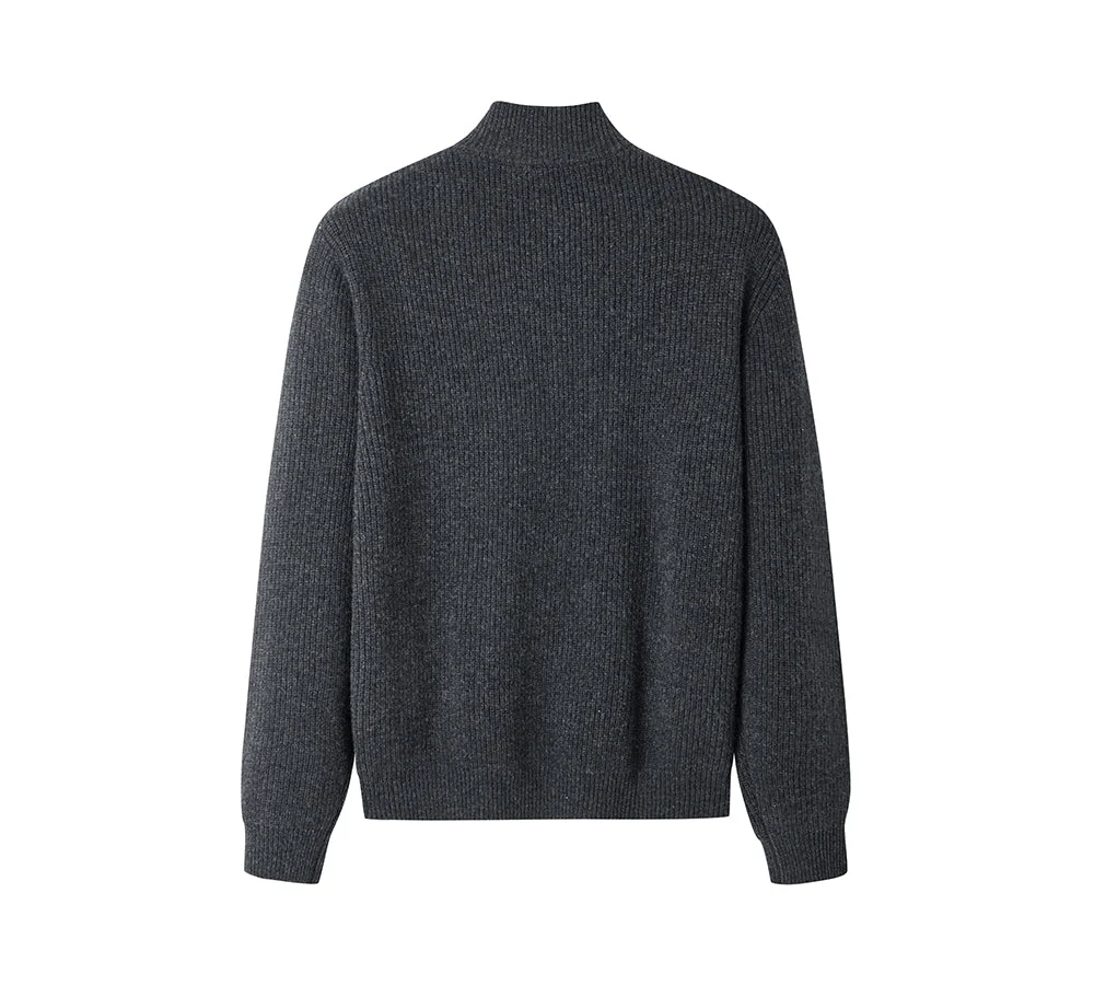 100% Wool Zip Jacket Canver - Image 9