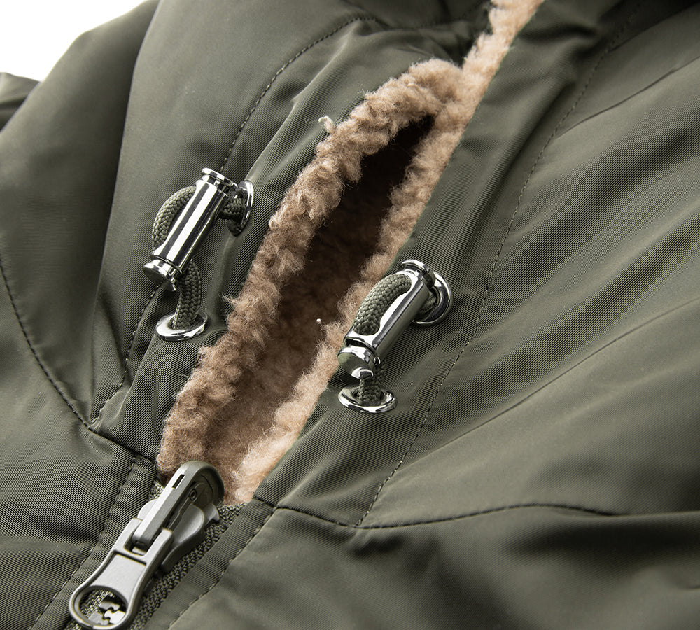 100% Wool Zip Reversible Jacket Moona - Image 11