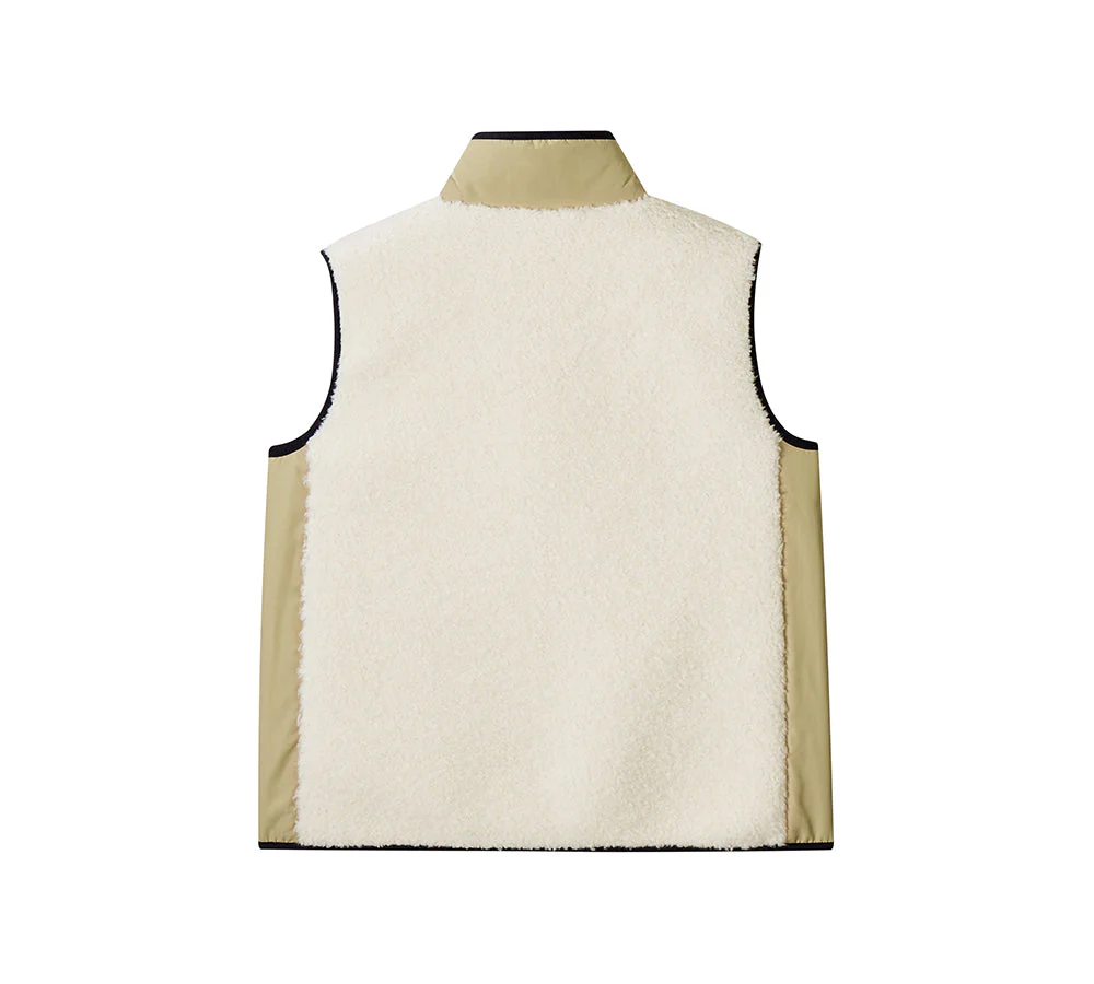 100% Wool Zip Reversible Vest Cozea - Image 2
