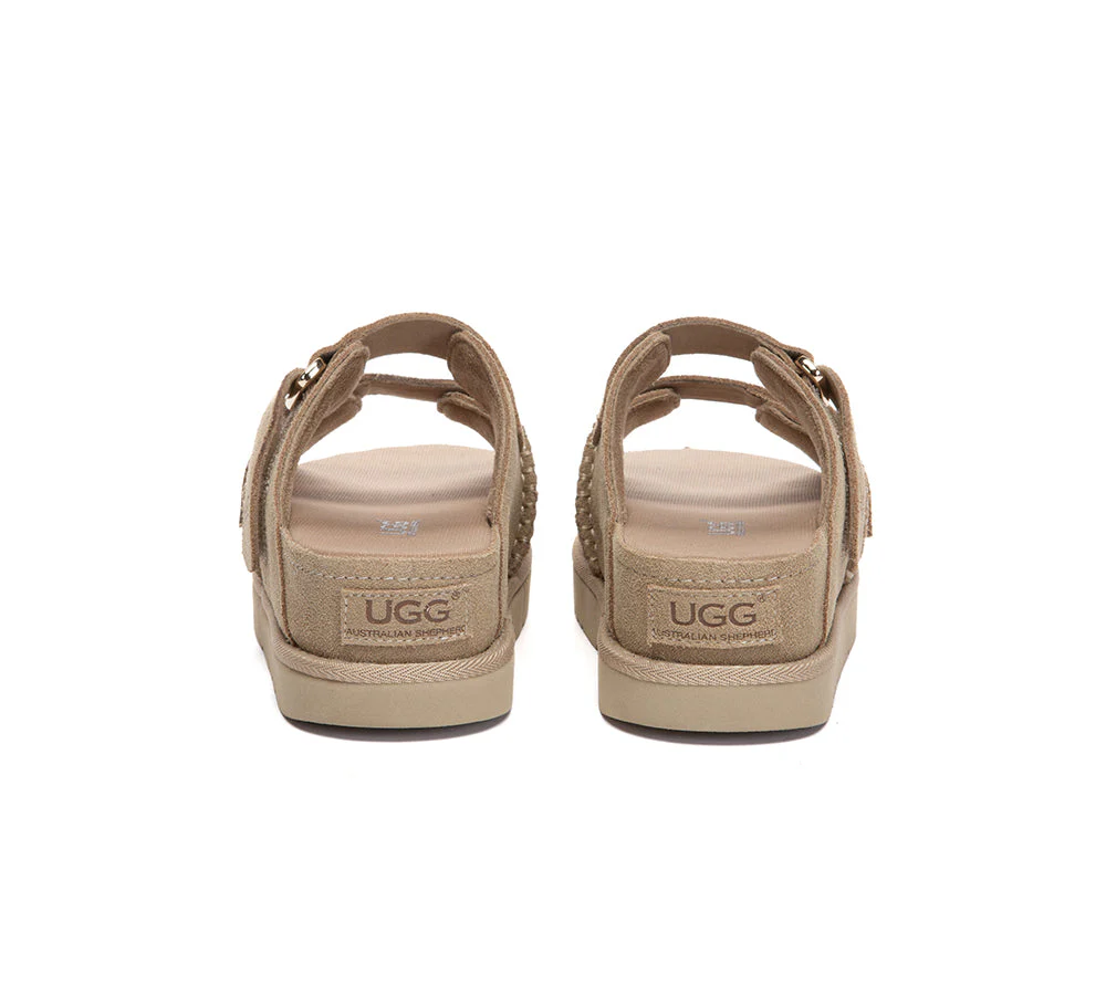 Adjustable Strap Buckle Platform Sandals Ventra - Image 13