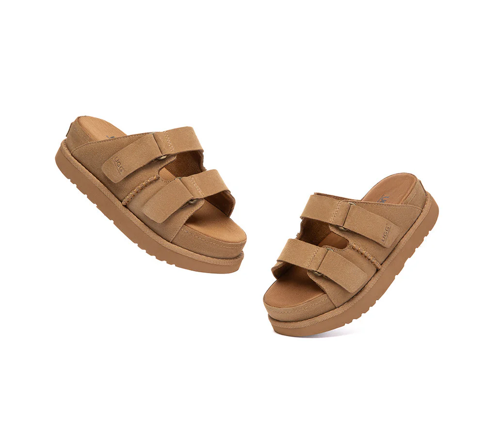 Adjustable Strap Buckle Platform Sandals Ventra - Image 5