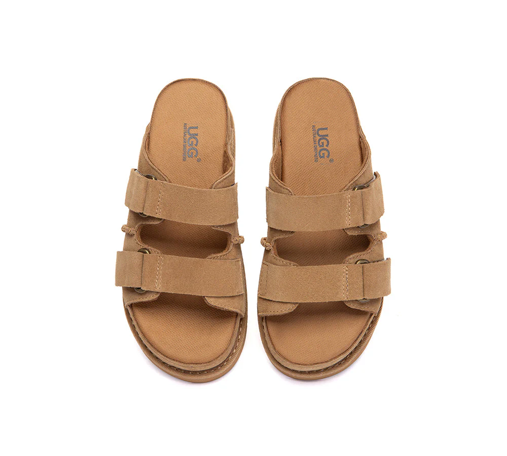 Adjustable Strap Buckle Platform Sandals Ventra - Image 6