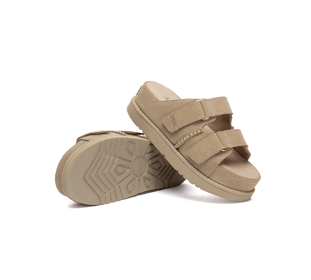 Adjustable Strap Buckle Platform Sandals Ventra - Image 9
