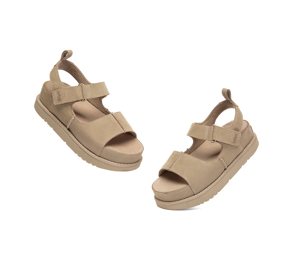Adjustable Strap Slingback Platform Sandals Terral - Image 11
