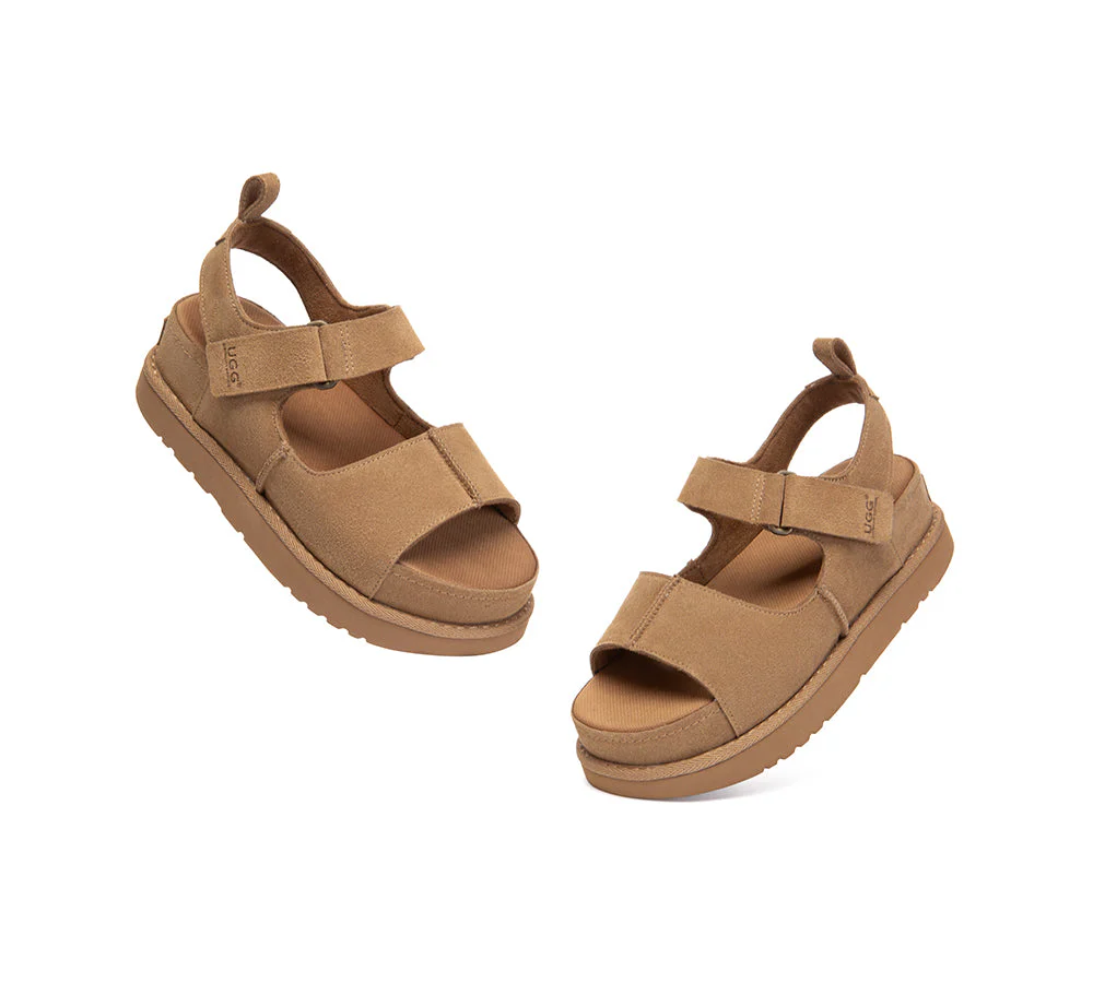 Adjustable Strap Slingback Platform Sandals Terral - Image 5
