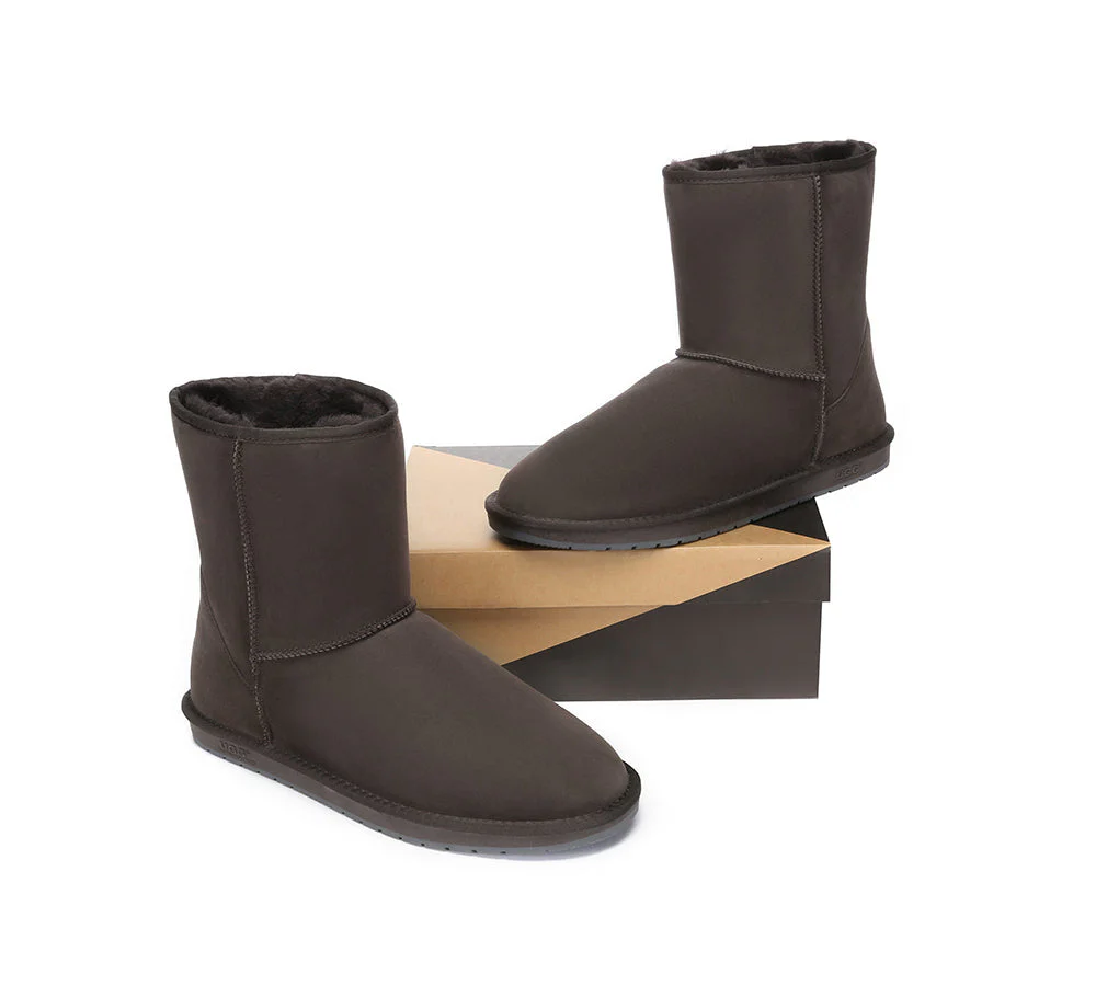 Australia Premium Double Face Sheepskin Mens Short Classic Boots - Image 11