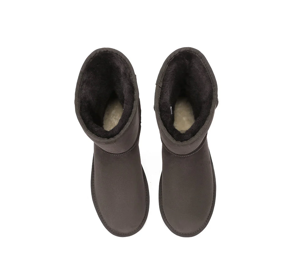 Australia Premium Double Face Sheepskin Mens Short Classic Boots - Image 15