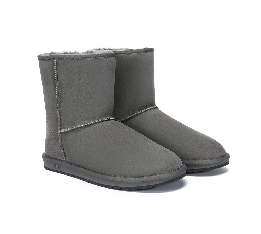 Australia Premium Double Face Sheepskin Mens Short Classic Boots - Image 16