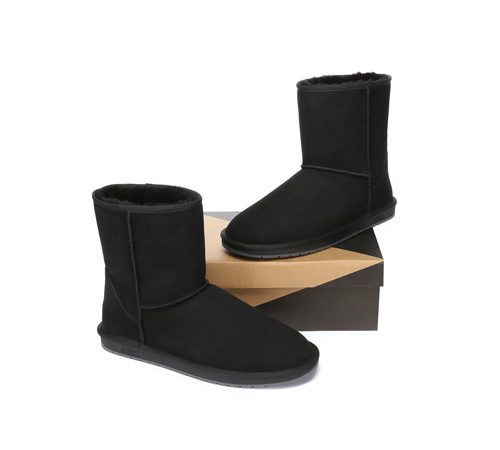 Australia Premium Double Face Sheepskin Mens Short Classic Boots - Image 25