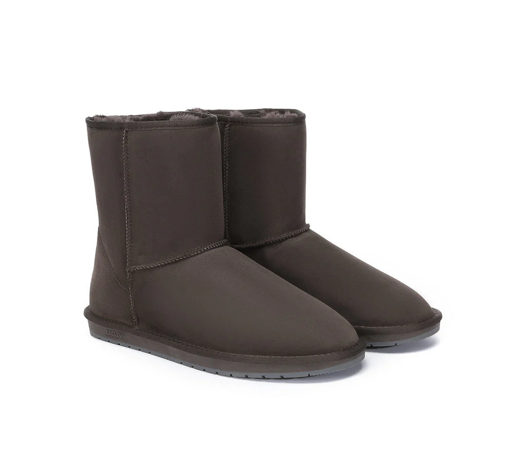 Australia Premium Double Face Sheepskin Mens Short Classic Boots - Image 9