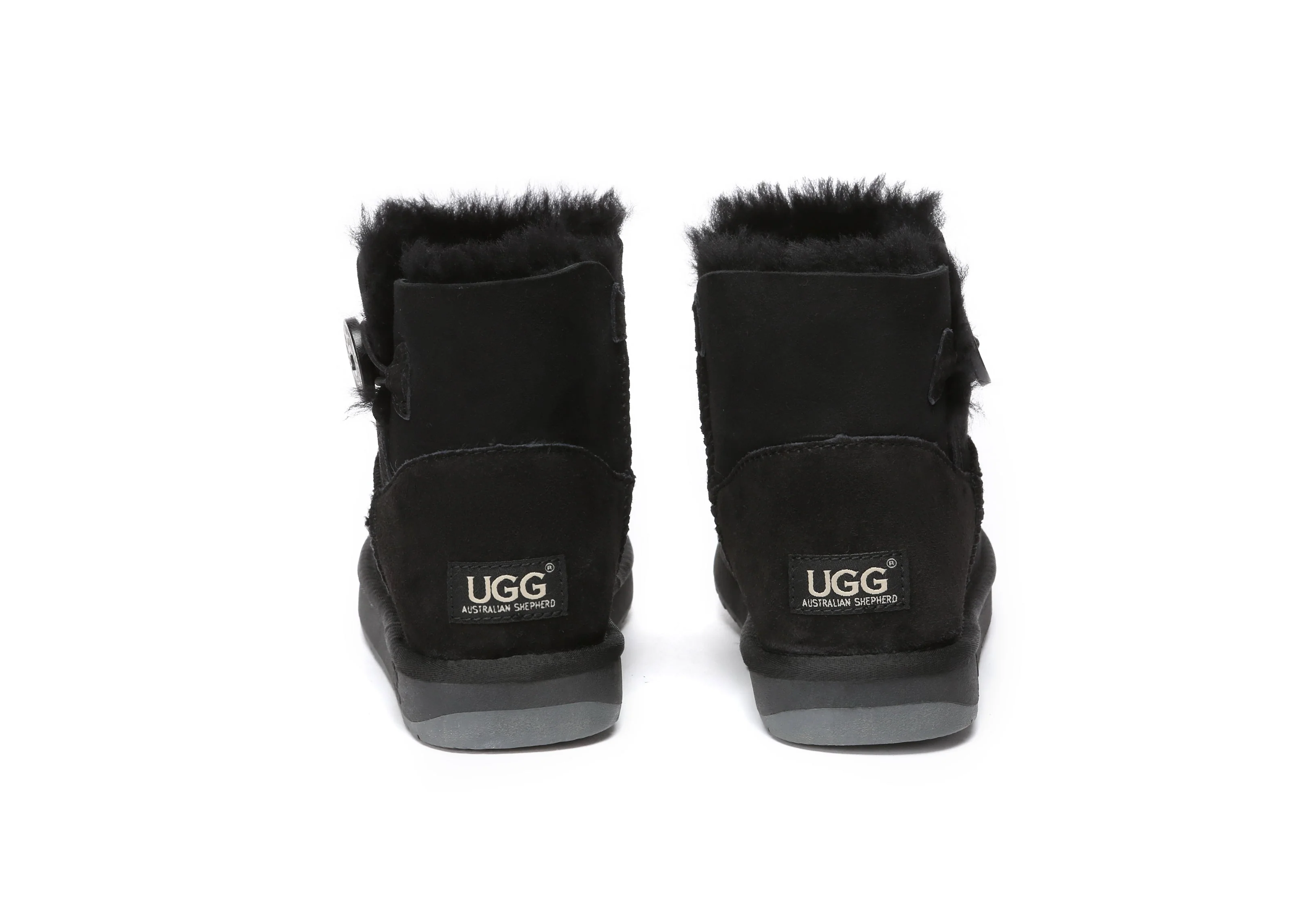 Australia Premium Double Face Sheepskin Water Resistant Mini Button Boots - Image 14