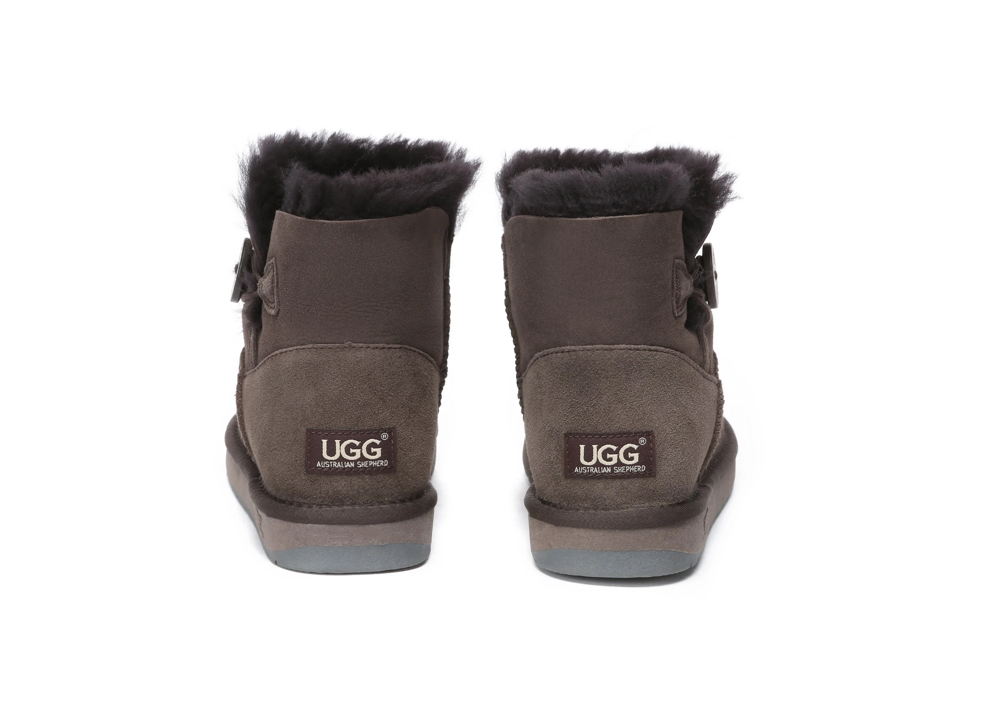 Australia Premium Double Face Sheepskin Water Resistant Mini Button Boots - Image 20