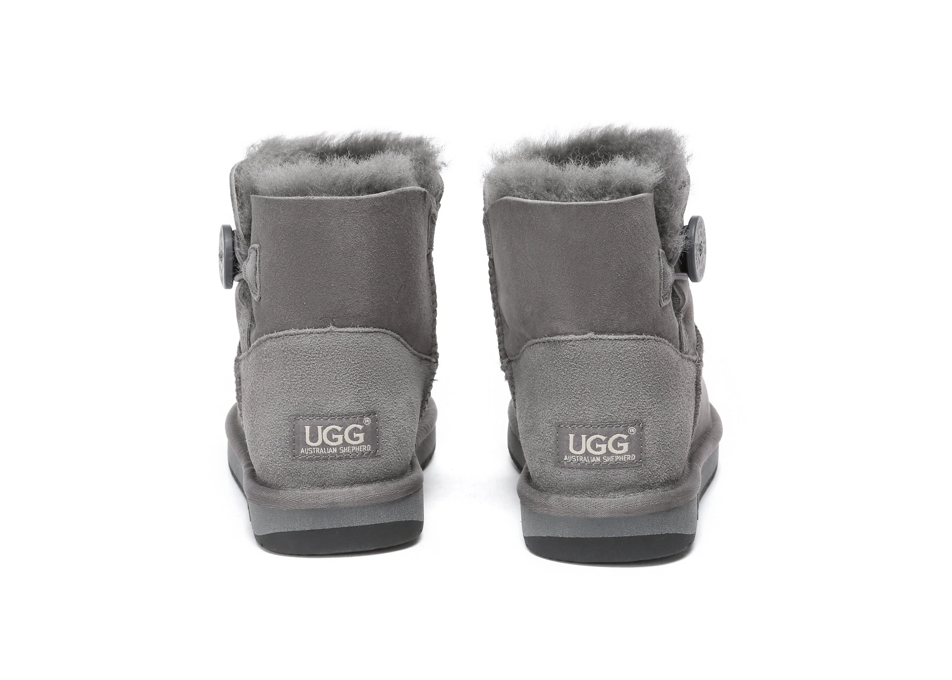 Australia Premium Double Face Sheepskin Water Resistant Mini Button Boots - Image 26