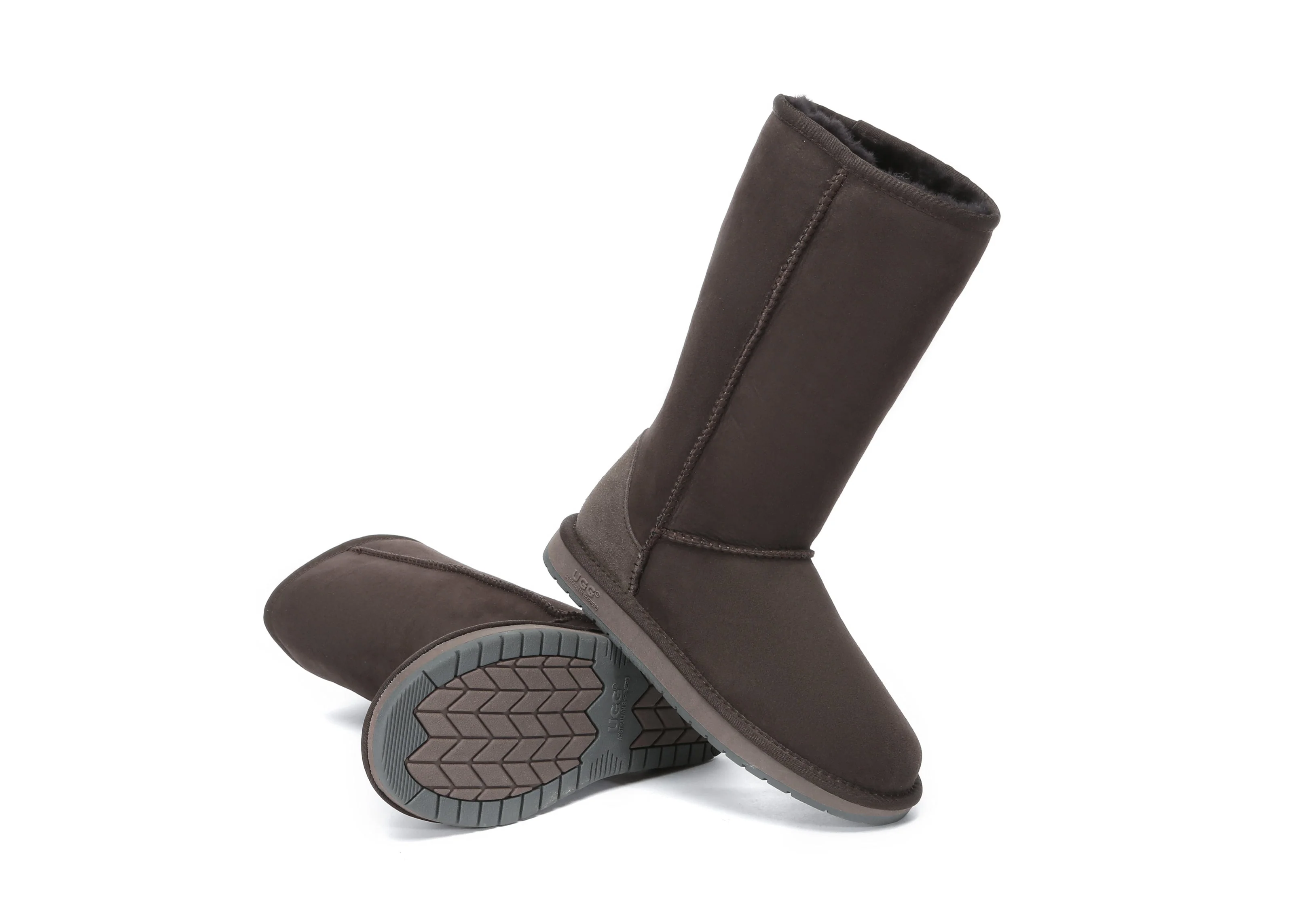 Australian Premium Double Face Sheepskin Tall Classic Boots - Image 11