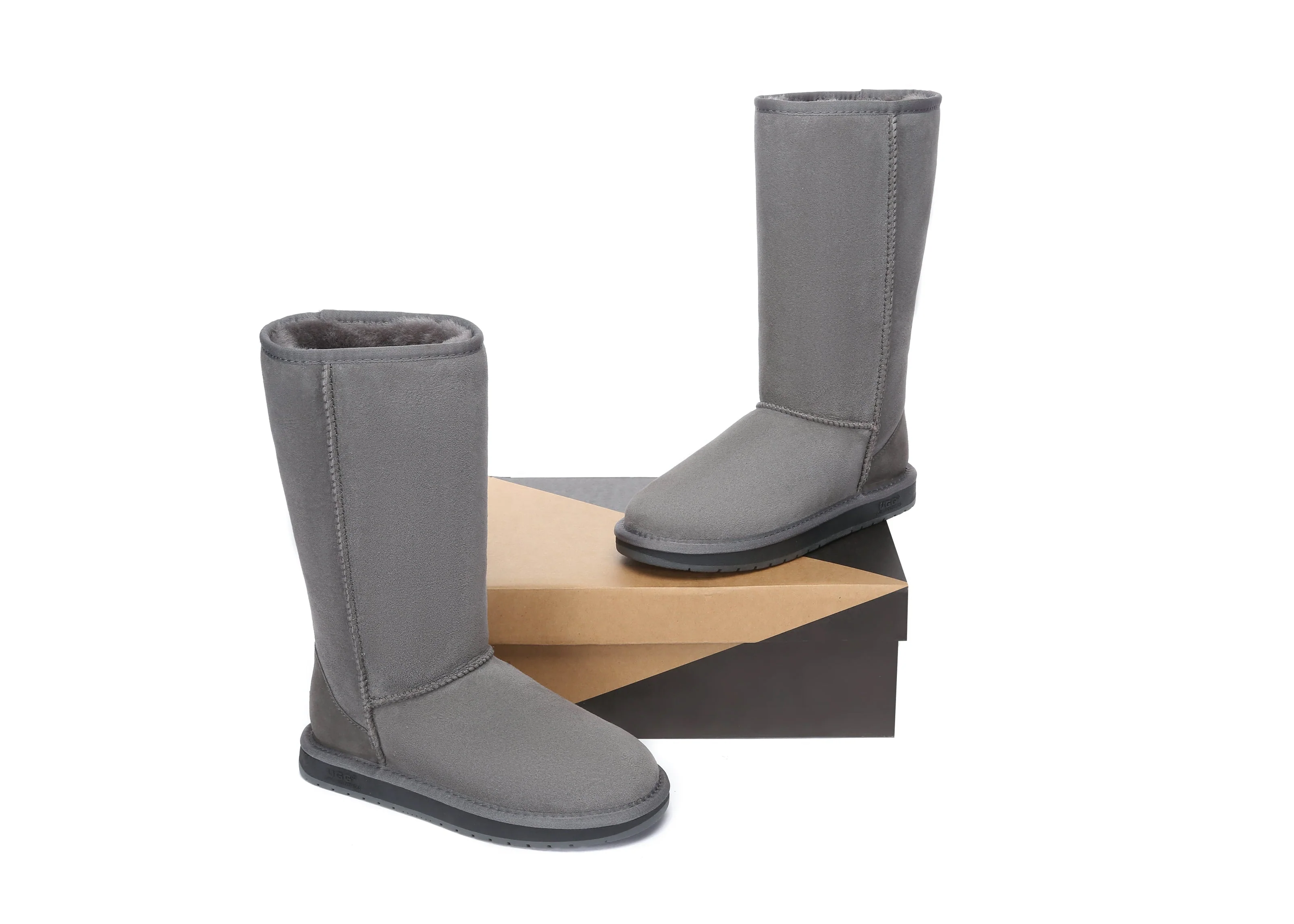 Australian Premium Double Face Sheepskin Tall Classic Boots - Image 18
