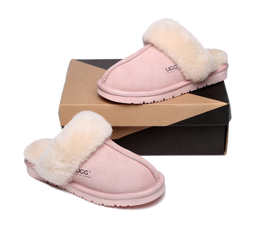 Australian Premium Sheepskin Wool Unisex Muffin Slipper - Image 11