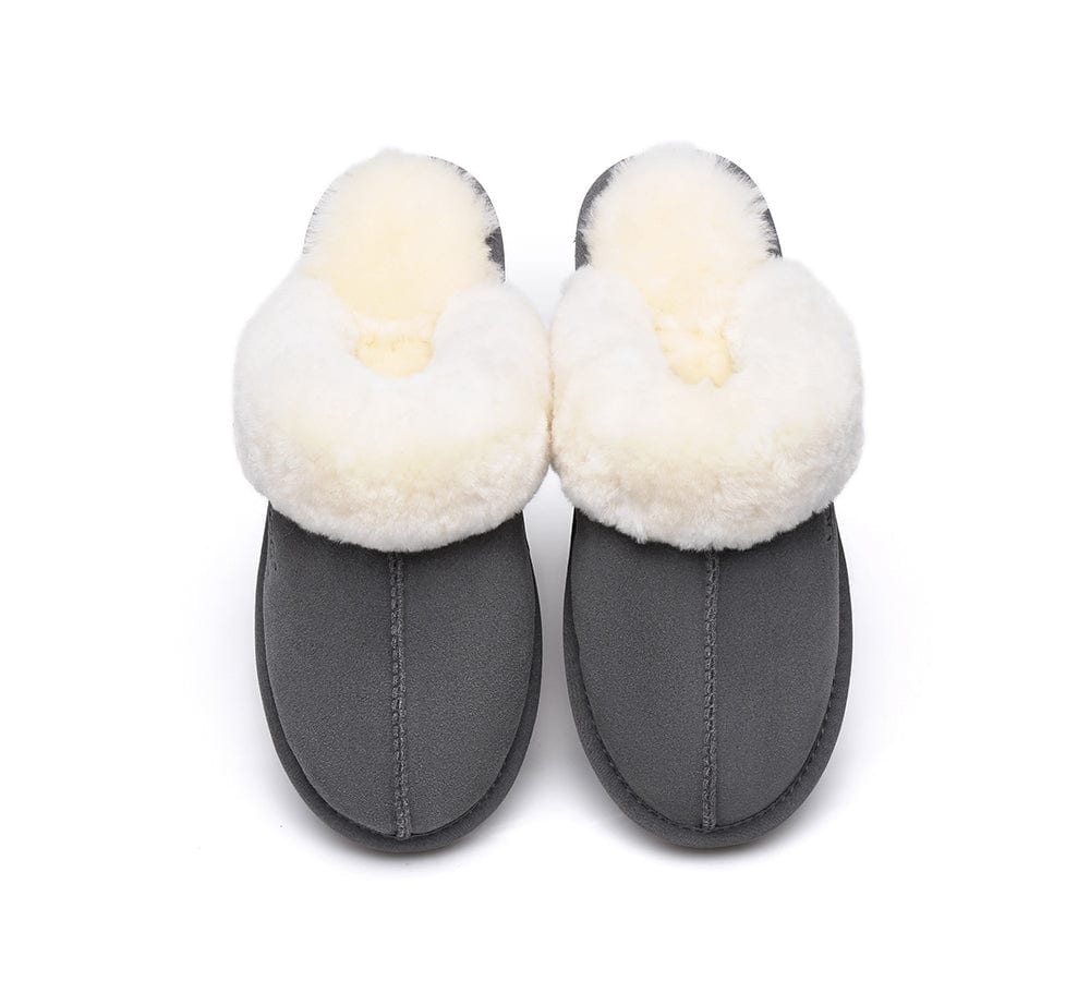 Australian Premium Sheepskin Wool Unisex Muffin Slipper - Image 19