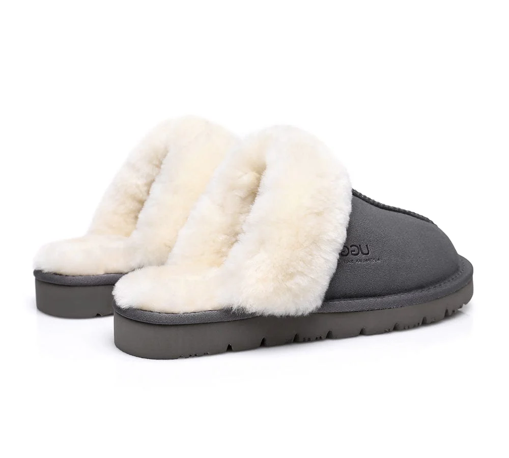 Australian Premium Sheepskin Wool Unisex Muffin Slipper - Image 20