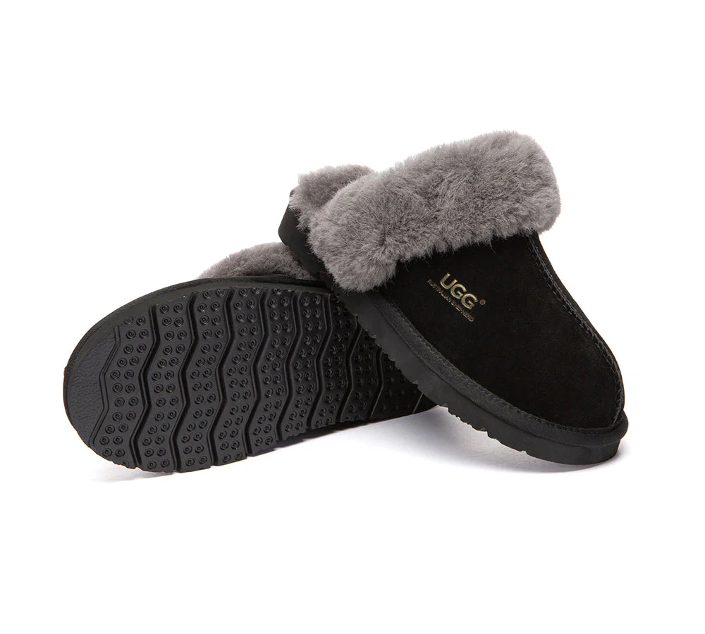 Australian Premium Sheepskin Wool Unisex Muffin Slipper - Image 22