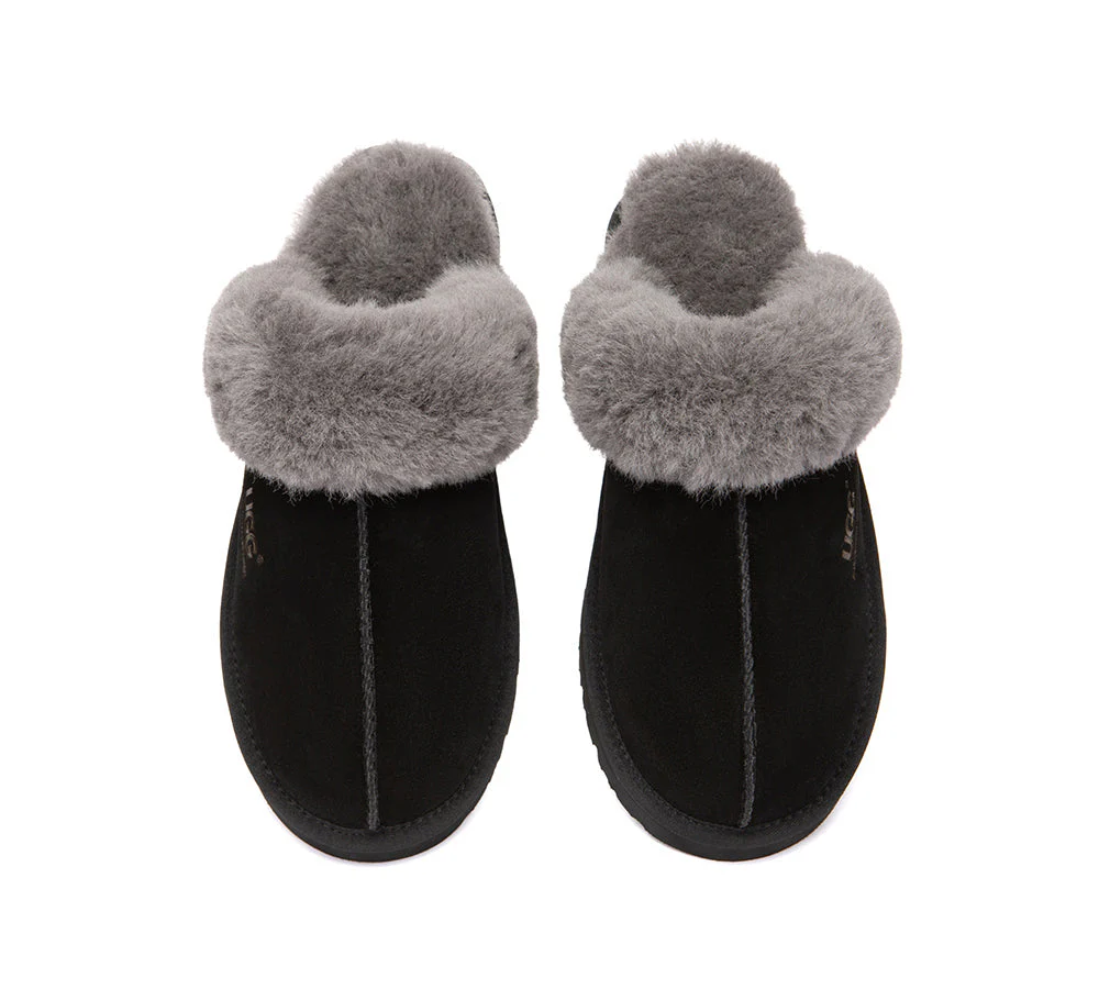 Australian Premium Sheepskin Wool Unisex Muffin Slipper - Image 25