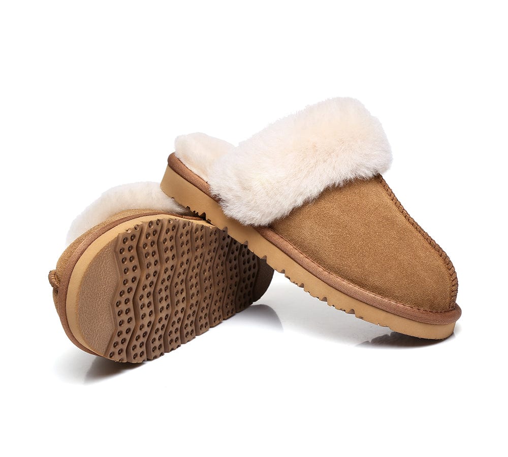Australian Premium Sheepskin Wool Unisex Muffin Slipper - Image 4