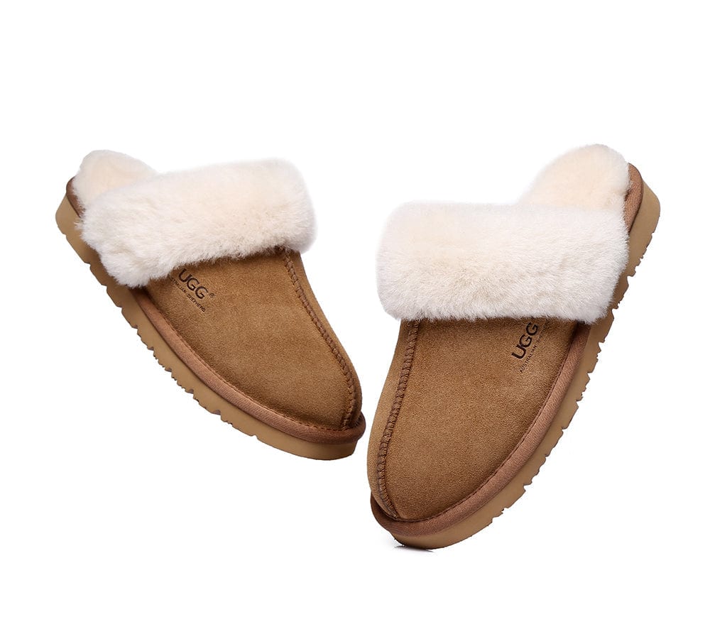 Australian Premium Sheepskin Wool Unisex Muffin Slipper - Image 6