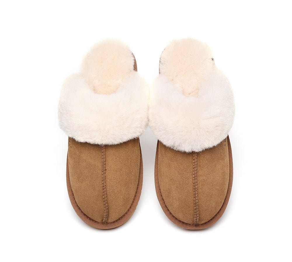 Australian Premium Sheepskin Wool Unisex Muffin Slipper - Image 7