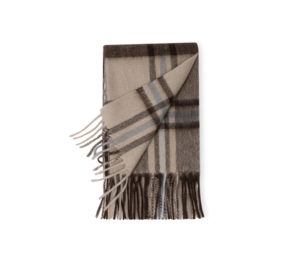 100% Wool Check Scarf Snovia - Image 12