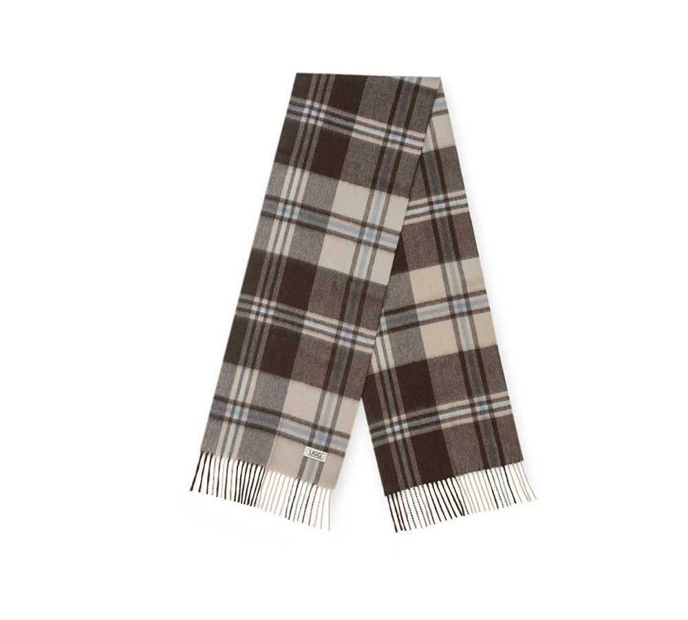 100% Wool Check Scarf Snovia - Image 13