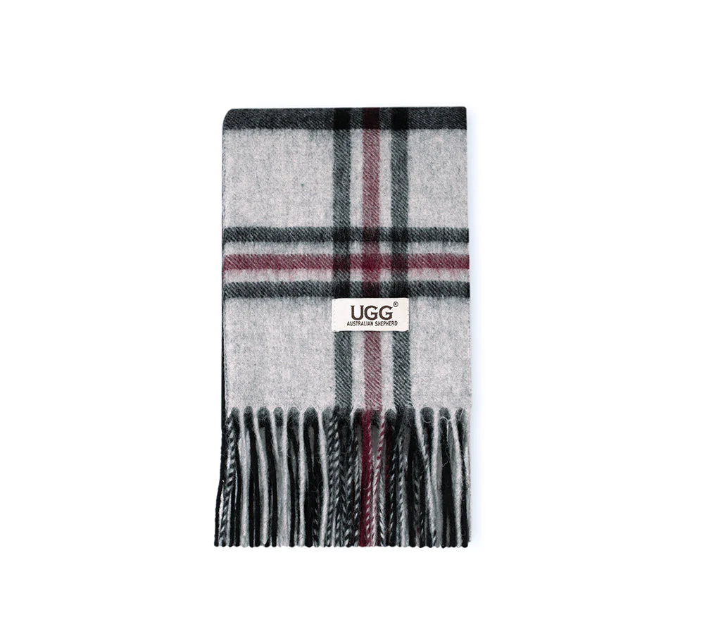 100% Wool Check Scarf Snovia - Image 19