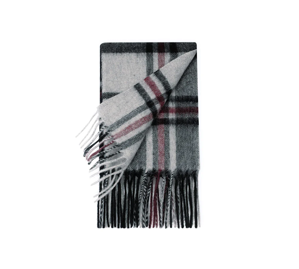 100% Wool Check Scarf Snovia - Image 20