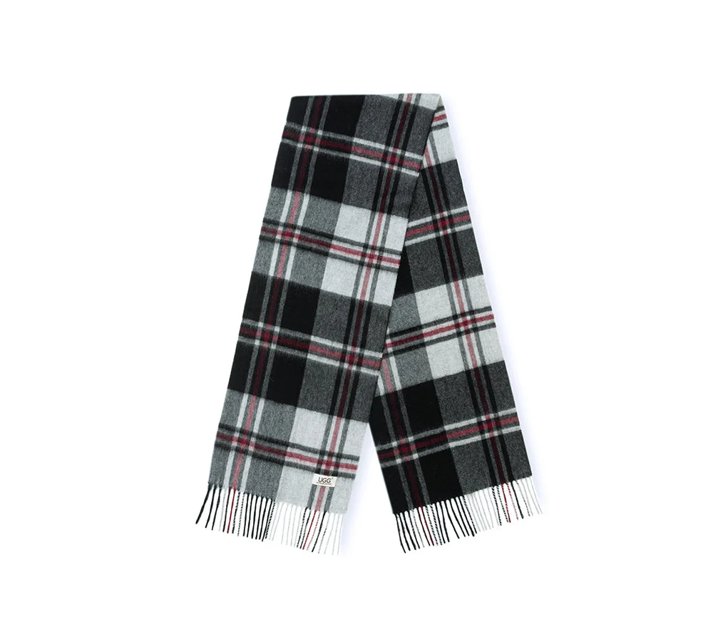 100% Wool Check Scarf Snovia - Image 21