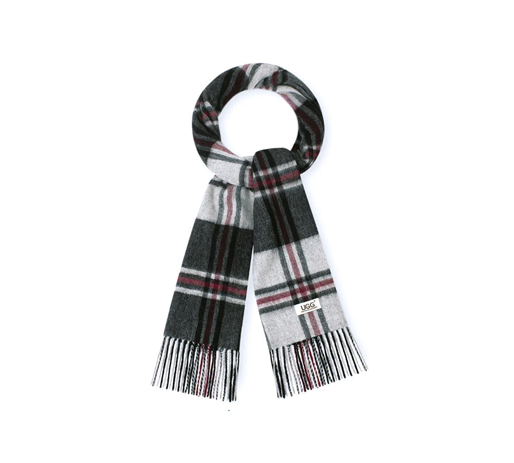 100% Wool Check Scarf Snovia - Image 22