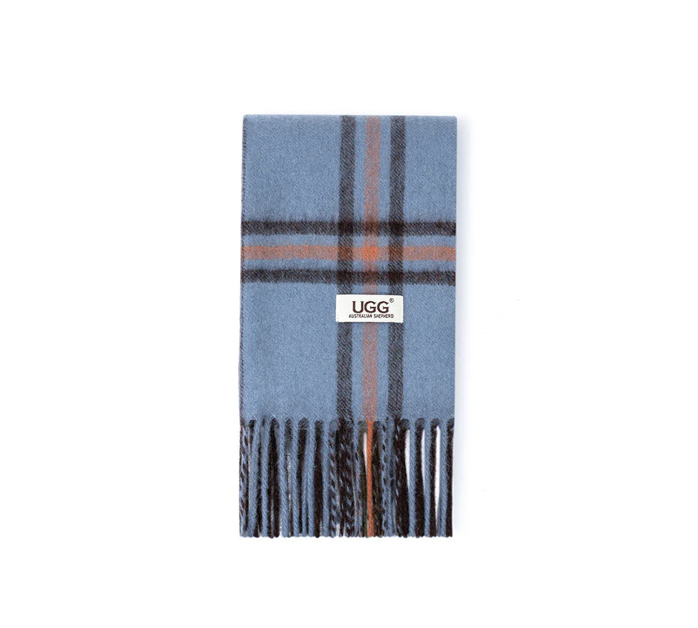 100% Wool Check Scarf Snovia - Image 27