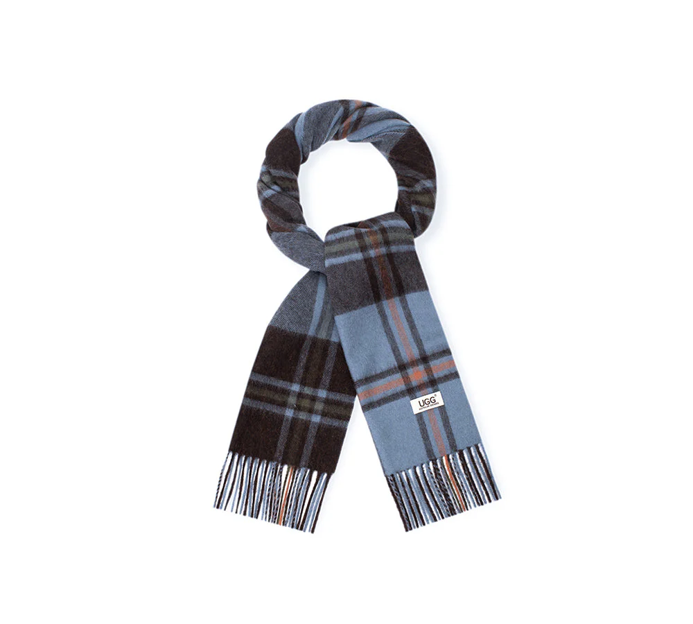 100% Wool Check Scarf Snovia - Image 30