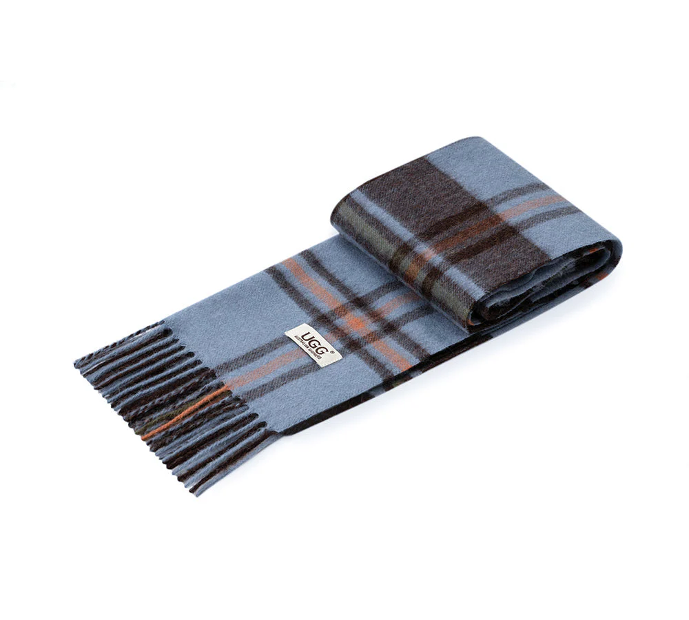 100% Wool Check Scarf Snovia - Image 31