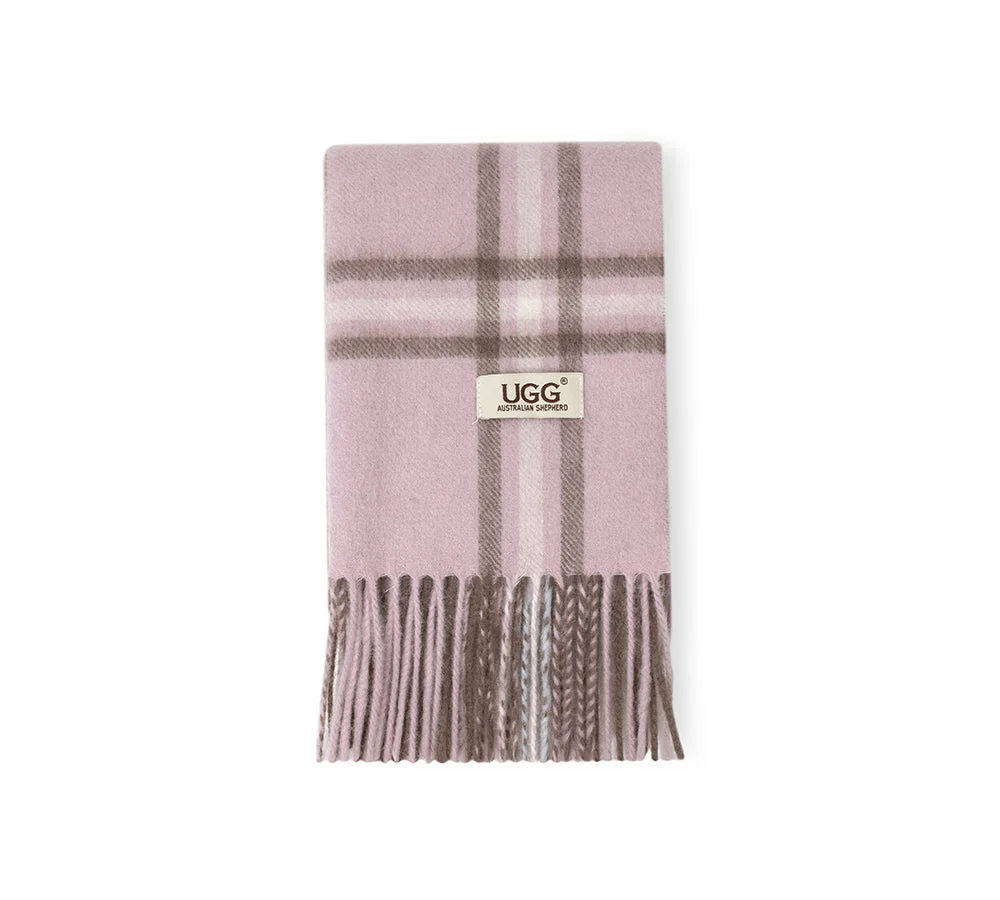 100% Wool Check Scarf Snovia - Image 35