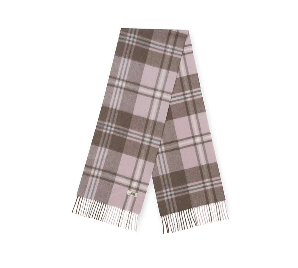 100% Wool Check Scarf Snovia - Image 37