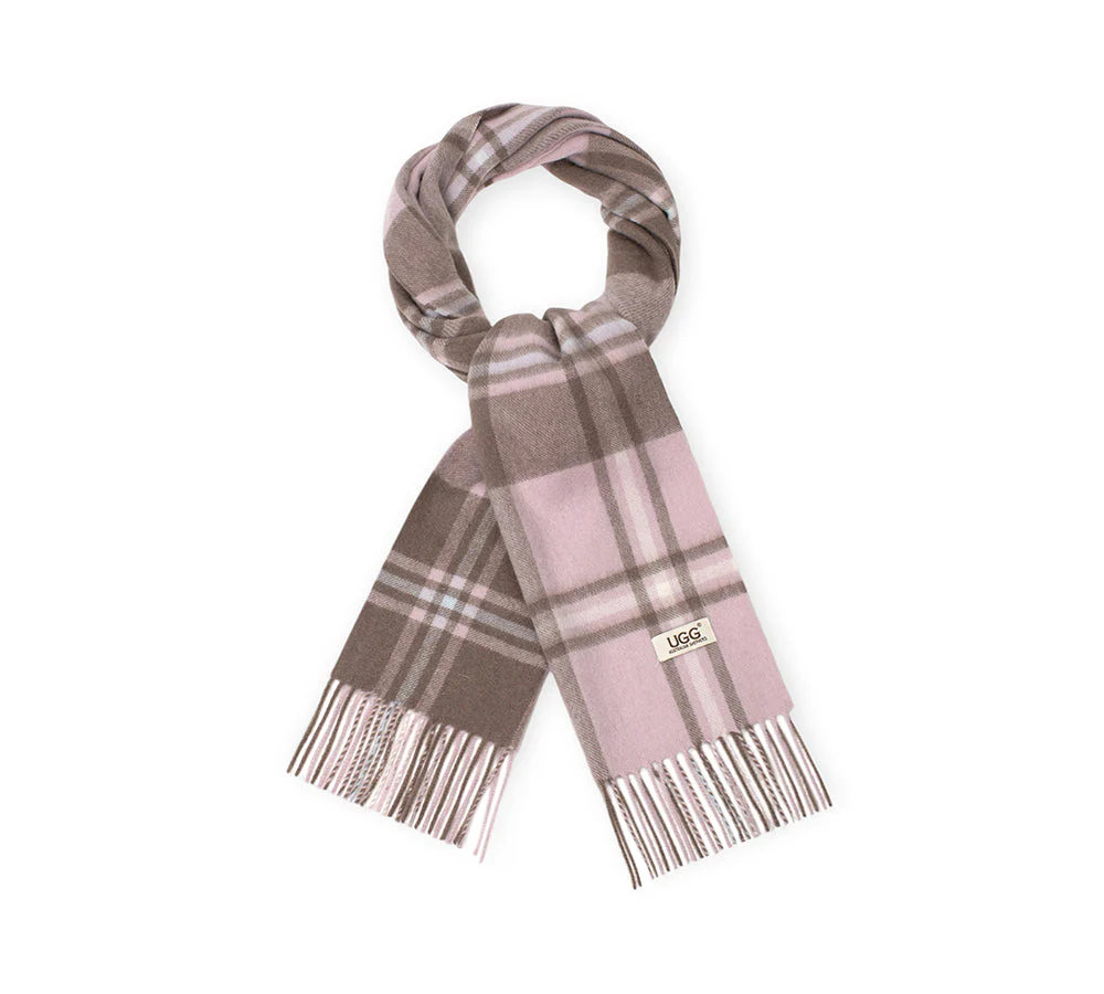 100% Wool Check Scarf Snovia - Image 38