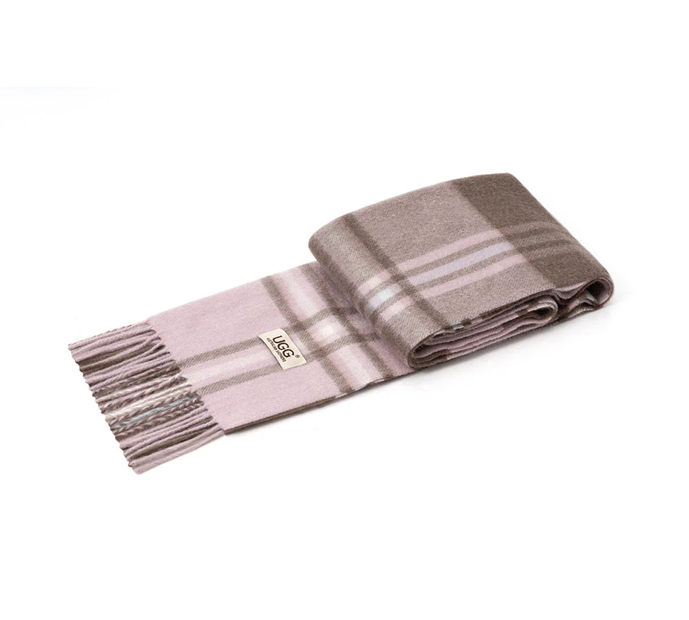 100% Wool Check Scarf Snovia - Image 39