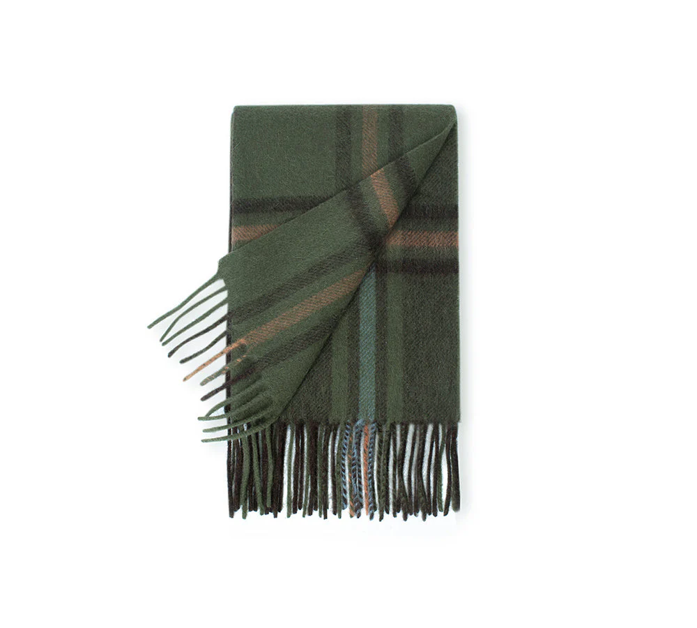 100% Wool Check Scarf Snovia - Image 44