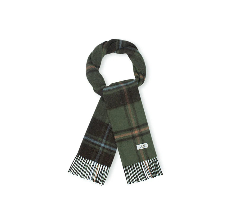 100% Wool Check Scarf Snovia - Image 46